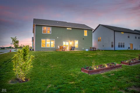 Backyard at 2475 S Copperstone Drive, New Palestine, IN