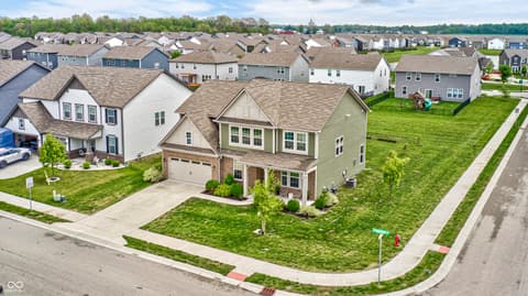 Aerial view at 2475 S Copperstone Drive, New Palestine, IN