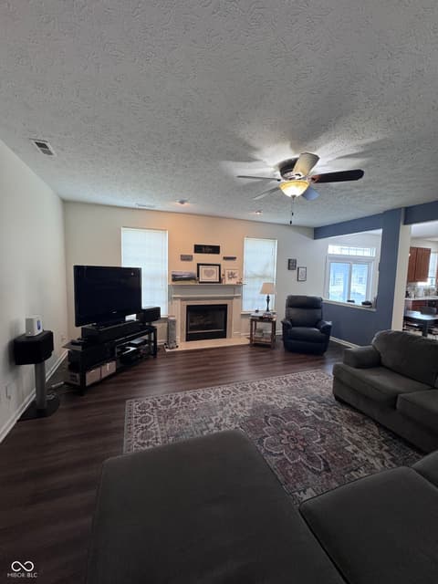 Living room at 10530 Lookout Lane, Indianapolis, IN