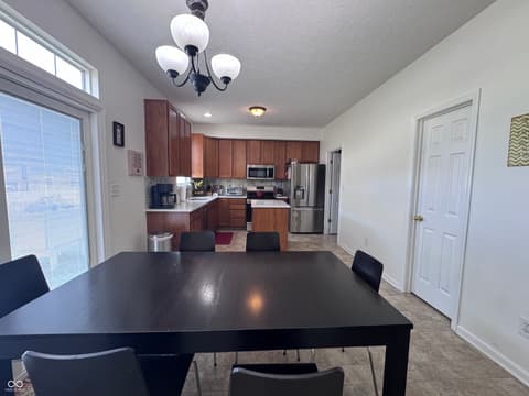 Dining room at 10530 Lookout Lane, Indianapolis, IN