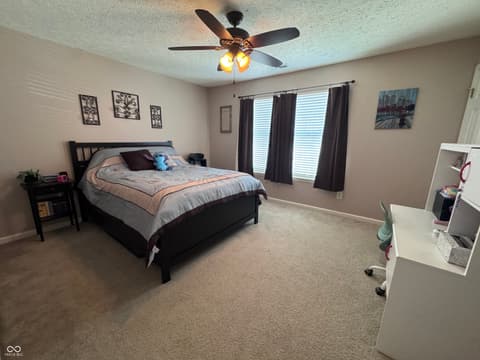 Bedroom at 10530 Lookout Lane, Indianapolis, IN