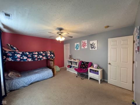 Bedroom at 10530 Lookout Lane, Indianapolis, IN