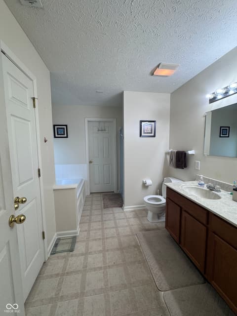 Bathroom at 10530 Lookout Lane, Indianapolis, IN