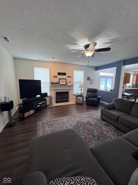 Living room at 10530 Lookout Lane, Indianapolis, IN