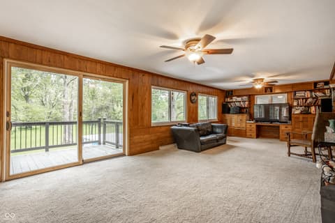 Living room at 717 E 70th Place, Indianapolis, IN