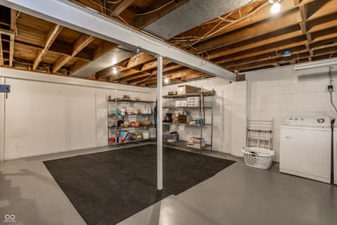 Basement at 717 E 70th Place, Indianapolis, IN