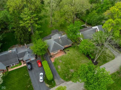 Aerial view at 717 E 70th Place, Indianapolis, IN