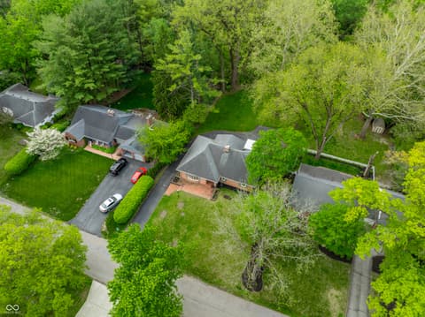 Aerial view at 717 E 70th Place, Indianapolis, IN