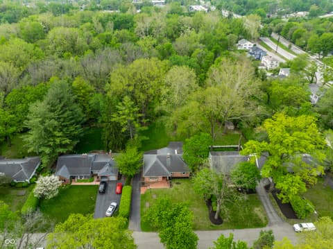 Aerial view at 717 E 70th Place, Indianapolis, IN