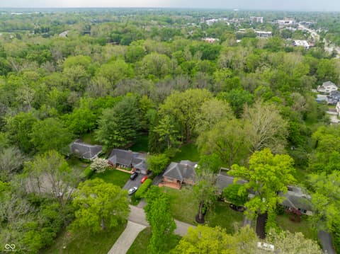 Aerial view at 717 E 70th Place, Indianapolis, IN