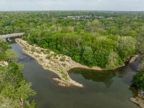Aerial view at 717 E 70th Place, Indianapolis, IN