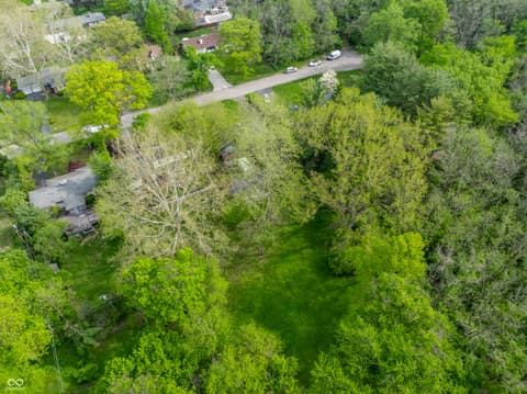 Aerial view at 717 E 70th Place, Indianapolis, IN