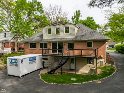 Front exterior at 717 E 70th Place, Indianapolis, IN