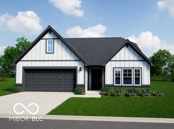 Front exterior at 4702 Black Willow Way, New Palestine, IN