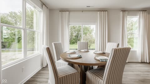 Dining room at 4702 Black Willow Way, New Palestine, IN