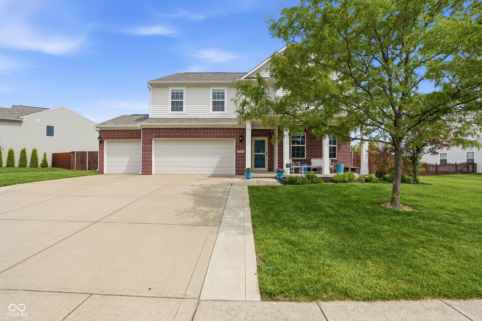Front exterior at 2337 Hanover Road, Brownsburg, IN