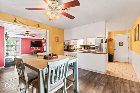 Dining room at 9967 N County Road 800 W, Daleville, IN