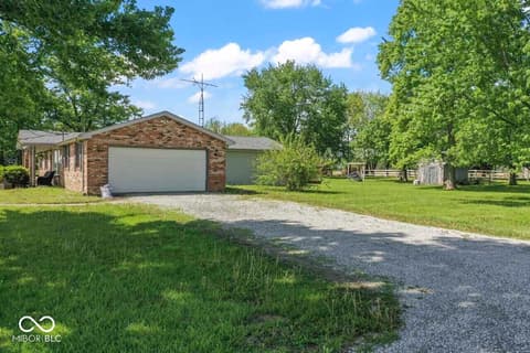 Front exterior at 9967 N County Road 800 W, Daleville, IN