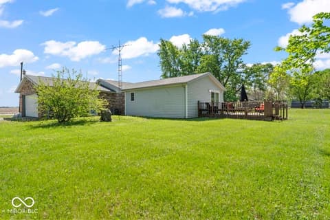 Backyard at 9967 N County Road 800 W, Daleville, IN