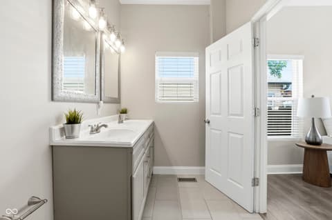 Primary bathroom at 931 Villa Avenue, Indianapolis, IN