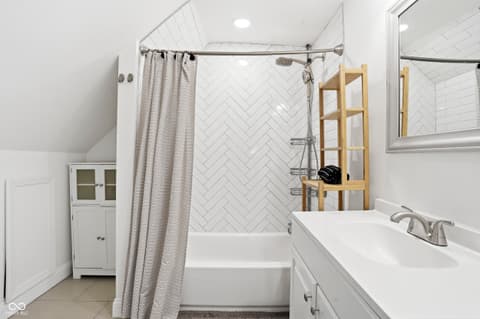 Primary bathroom at 931 Villa Avenue, Indianapolis, IN