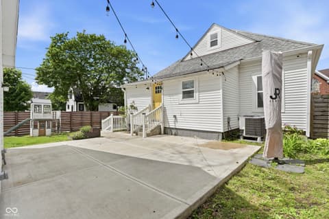 Backyard at 931 Villa Avenue, Indianapolis, IN