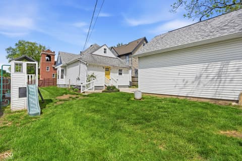 Backyard at 931 Villa Avenue, Indianapolis, IN