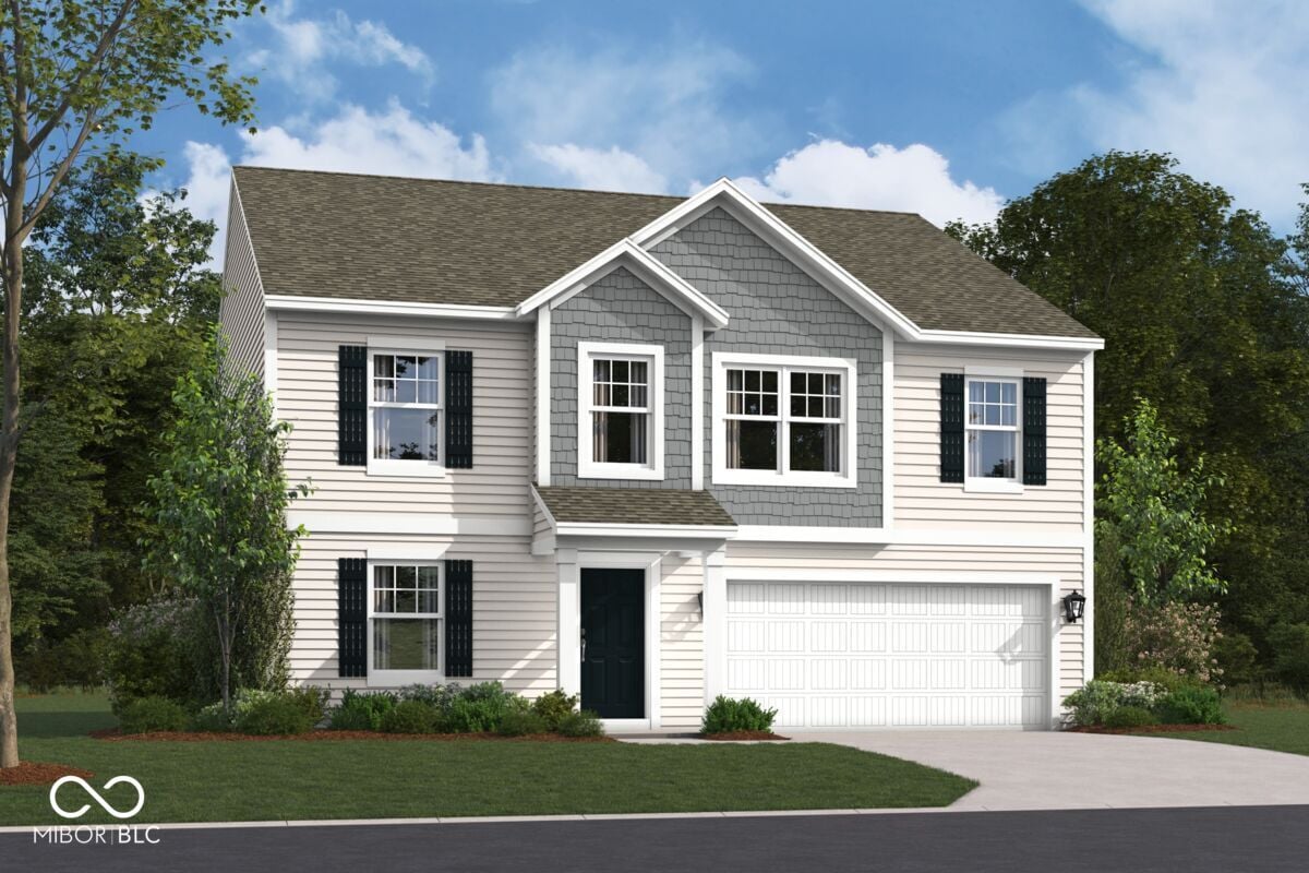 Front exterior at 3918 Quinn Road, Indianapolis, IN