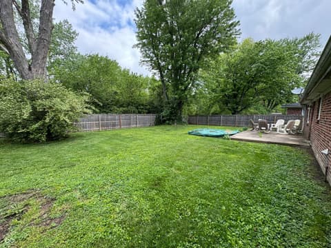Yard at 5802 Elaine Street, Indianapolis, IN
