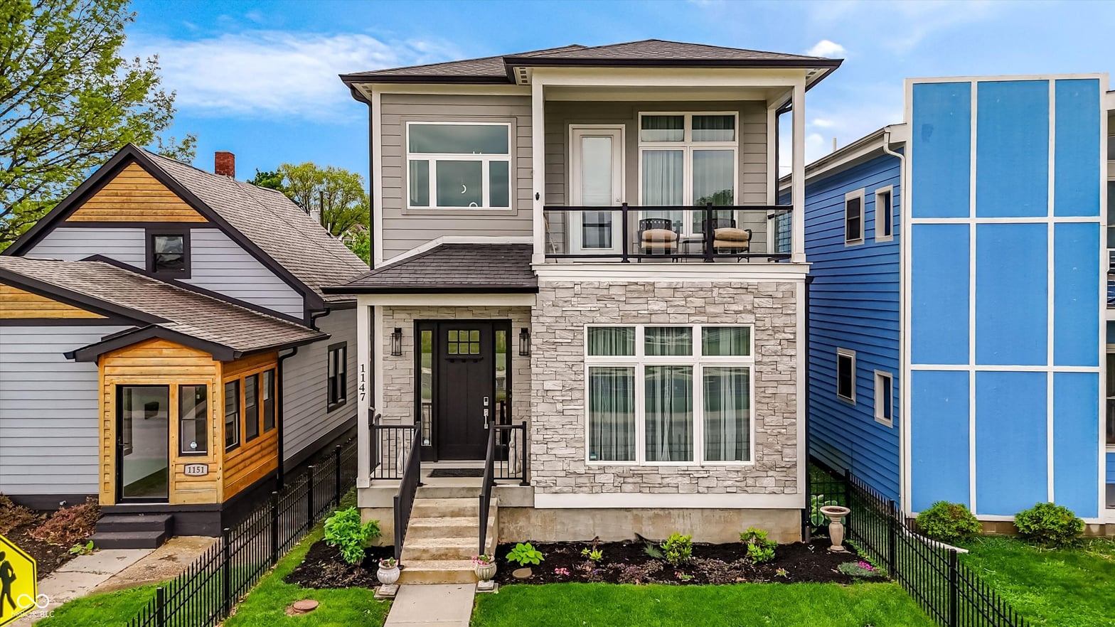Front exterior at 1147 Spann Avenue, Indianapolis, IN