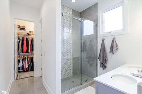 Primary bathroom at 1147 Spann Avenue, Indianapolis, IN