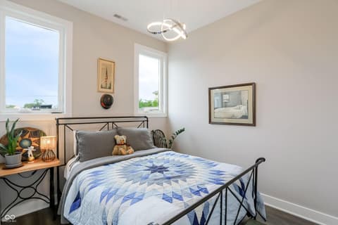 Bedroom at 1147 Spann Avenue, Indianapolis, IN