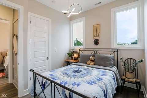 Bedroom at 1147 Spann Avenue, Indianapolis, IN