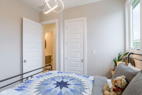 Bedroom at 1147 Spann Avenue, Indianapolis, IN