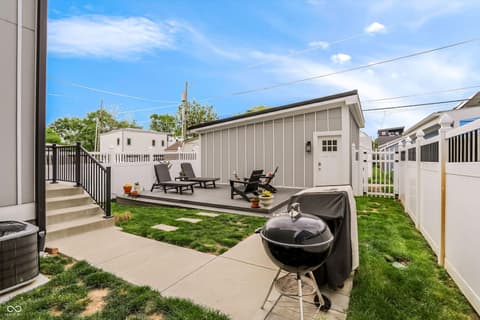 Yard at 1147 Spann Avenue, Indianapolis, IN