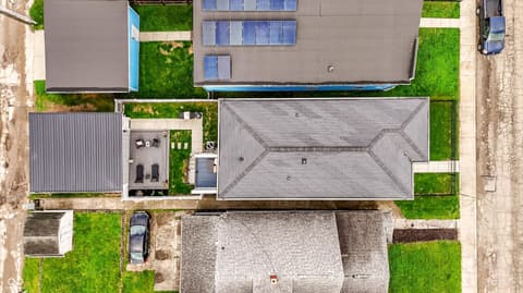Aerial view at 1147 Spann Avenue, Indianapolis, IN