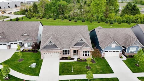 Aerial view at 20237 Willenhall Court, Westfield, IN