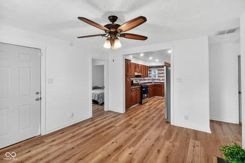 Living room at 560 Manhattan Avenue, Indianapolis, IN