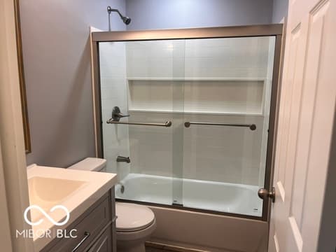 Bathroom at 132 W Brunswick Avenue, Indianapolis, IN
