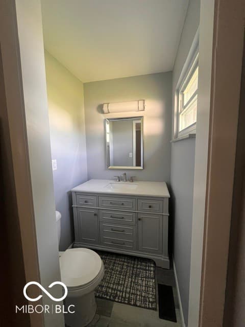 Bathroom at 132 W Brunswick Avenue, Indianapolis, IN