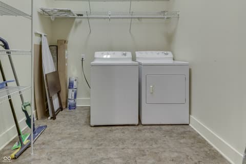 Laundry room at 55 S Harding Street, Indianapolis, IN