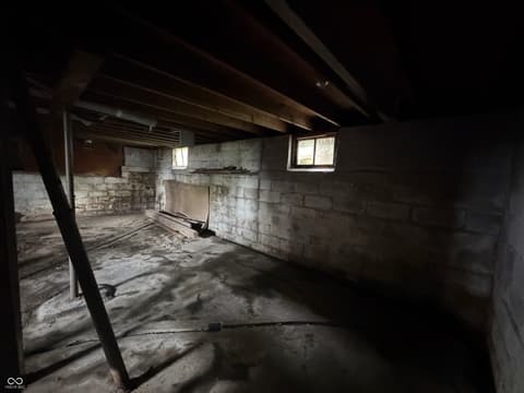 Basement at 1324 Indiana Avenue, Anderson, IN