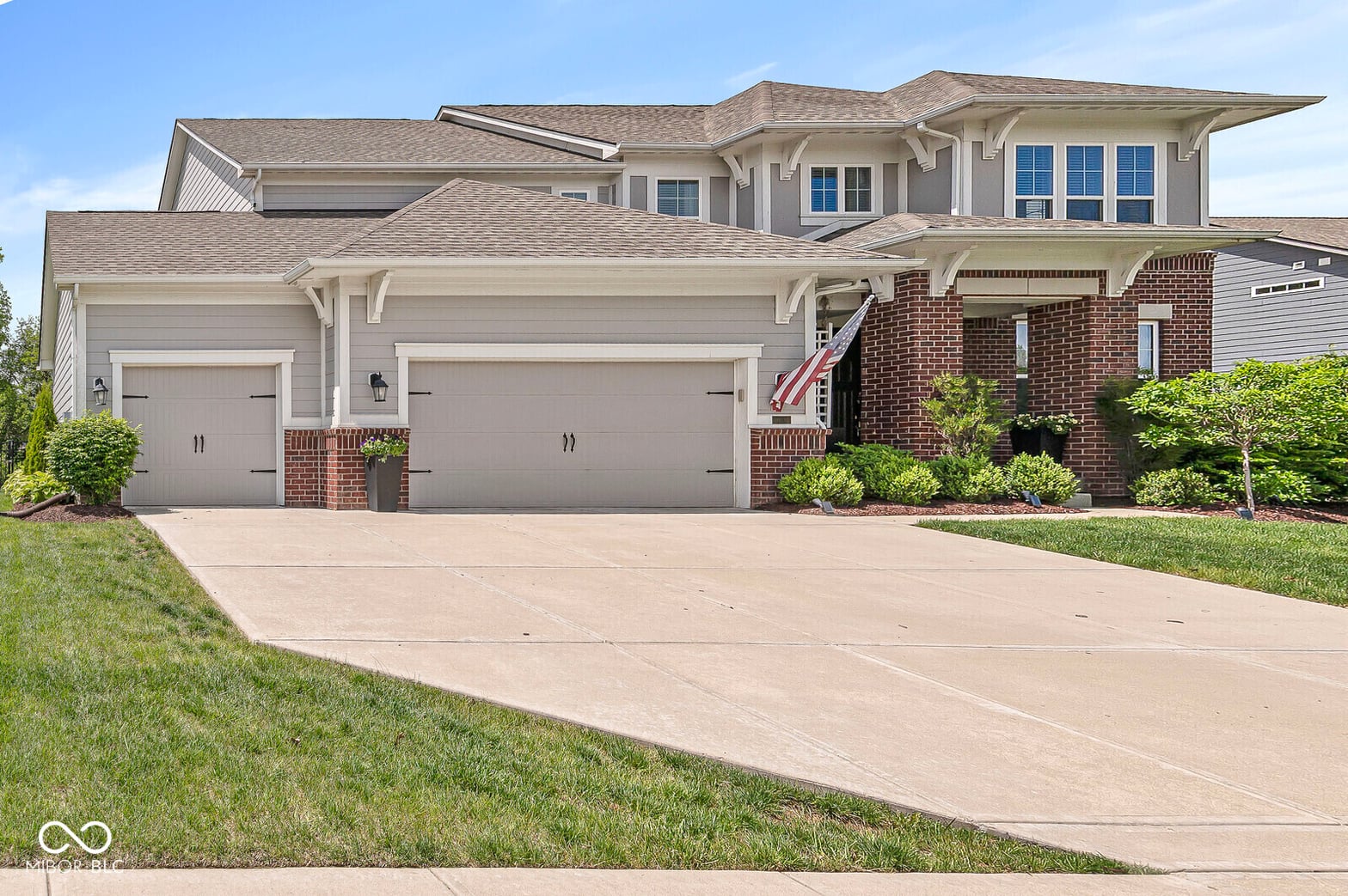 Front exterior at 10206 Galileo Drive, Fishers, IN
