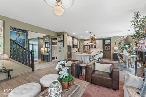 Living room at 10206 Galileo Drive, Fishers, IN