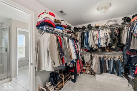 Walk In Closets — 10206 Galileo Drive, Fishers, IN