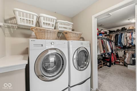 Laundry room at 10206 Galileo Drive, Fishers, IN