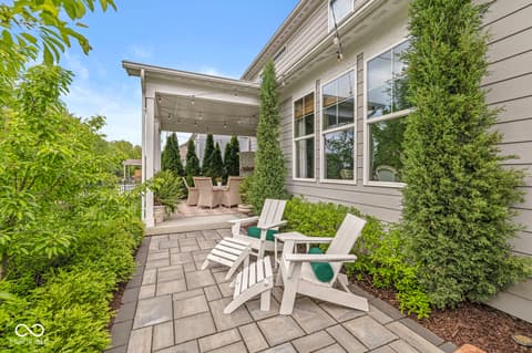 Outdoor living area at 10206 Galileo Drive, Fishers, IN