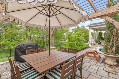 Outdoor living area at 10206 Galileo Drive, Fishers, IN