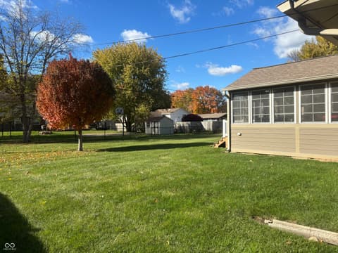 Yard at 768 Leisure Lane, Greenwood, IN