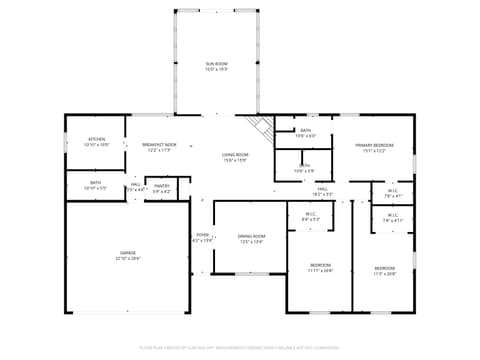 Floor Plan — 768 Leisure Lane, Greenwood, IN